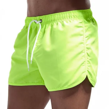 10 Cores de Shorts masculinos, de secagem Rápida e Movimento de Surf Breechcloth moda praia Verão Curto Calças de Homem de Natação Tronco Scanties