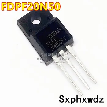 10PCS FDPF20N50FT FQPF20N50 20N50 TO220F novo original Potência do transistor MOSFET