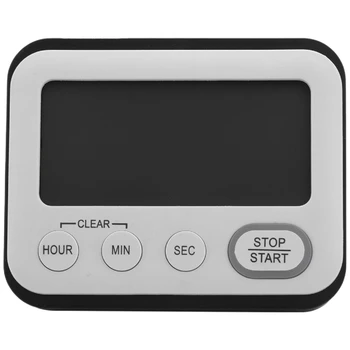 10X Digital de Cozinha Temporizador: Professores de sala de Aula Contador de Grande LCD de Alto Clipe Magnético Crianças Simples Relógio