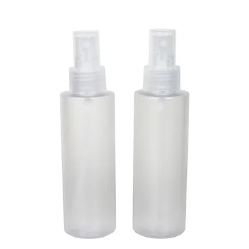 120ml de ESTIMAÇÃO Frost Rodada Spray de Plástico Garrafa Reutilizável Claro PP Bomba Portátil Cosméticos Embalagem Vazia Perfume Vaporizador Frascos 20pcs