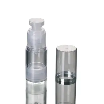 15ML de plástico airless loção pressione a bomba de garrafa de loção de emulsão de olho soro essência fundação hialurônico da pele cuidados cosméticos acking
