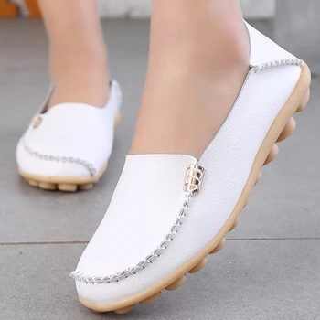 2022 Mulheres Mocassim Calçados Femininos Respirável Mulher Flats a Pé das Mulheres Sapatos Sapatos Mulheres Tenis Feminino Branco