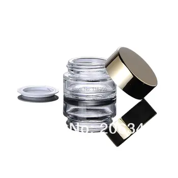 5G transparente de vidro frasco de creme,cosmético, creme,frasco,Frasco de Cosméticos,de Embalagens de Cosméticos,garrafa de vidro