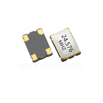(5PCS) 7050 SMD Active Oscilador de Cristal de 7x5MM 24.576 MHZ 4P