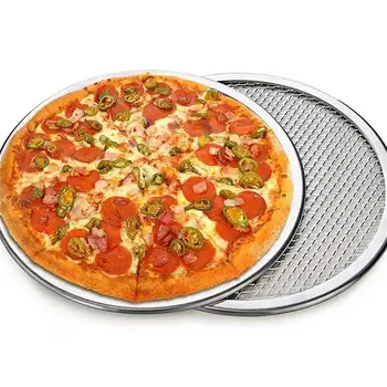 A Liga de alumínio da Non-vara de Panqueca de Pizza de Malha Assadeira Bakeware Ferramenta de Cozinha