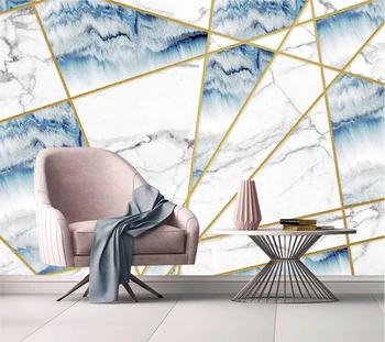 beibehang papel de parede Personalizado 3d geométricas poligonais em mármore, mosaico de textura de plano de fundo de parede de sala de estar geométrica de mármore mural обои