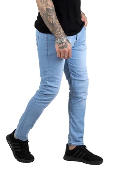 DeepSEA de pedra estreito corte de lycra homens jeans 2202007