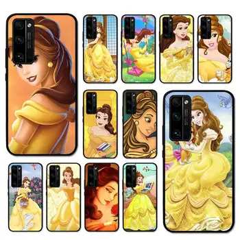 Disney Belle Princesa Caso de Telefone Huawei Honor 10 eu 8X C 5A 20 9 10 30 lite pro Voew 10 20 V30