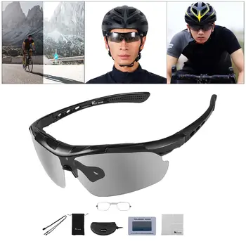 Fotossensíveis Ciclismo Óculos de TR para os Homens as Mulheres de Óculos de sol de Mountain Bike Óculos Transparente MTB Bicicleta Óculos de Execução