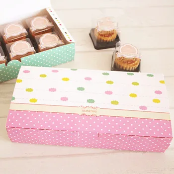 Frete grátis pink cookie de sobremesa doce de padaria pacote de caixa de bolo de presente de embalagem caixas de favores de terceiros presentes caixas de suprimentos