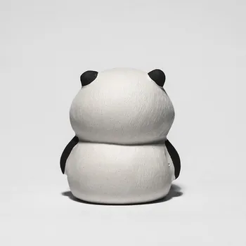 [Invertido Xi Shi] Yixing Yixing Argila Chá Esculpir A Cerimônia Do Chá Criativo Finos Ornamentos Chá Ornamentos Pier Panda