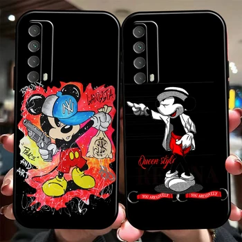 Mickey de Disney dos desenhos animados do Rato Caso De Telefone Huawei Honor 10 V10 10i 10 Lite 20 V20 20i 20 Lite 30 30 Lite Pro Líquido do Silício