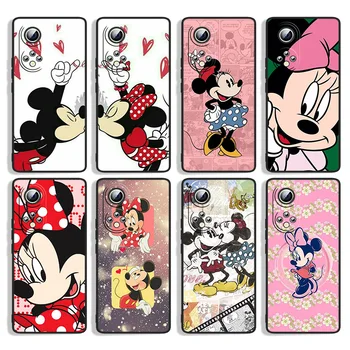 Mickey Mouse Animação Para o Huawei Honor 60 SE 50 30i 20 10i 10X 10 9 X 9C 9A 8A X8 Lite Preto Pro caixa do Telefone do Silicone Capa