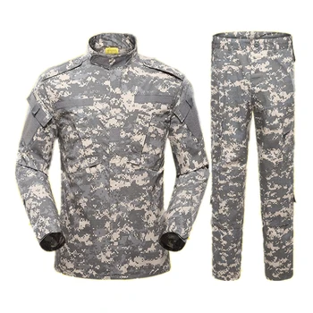 Militares Do Exército Uniforme Para Os Homens, Camisa De Manga Comprida&Calças Stand Colar De Formação Terno Masculino Exterior Combate Uniformes Calças De Terno
