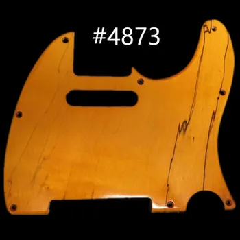 Nova Guitarra Telecaster Pickguard feitos a mão em madeira de ácer Tele partes de guitarra #4873