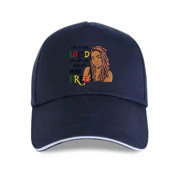 novo boné chapéu da Menina que eu Gosto de Cabelo Locd E Minha Mente de Homens Livres, Mulheres Boné de Beisebol do Esporte Cinza