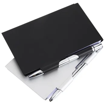 O Bloco De Notas Reutilizável Pocket Memo Mini Notebook Pequena Almofada Livro De Nota, Livro Mensagem De Metal Office Cadernos De Papel Portátil Blocos De Notas E Lista De Tarefas