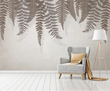 Personalizado em qualquer tamanho de Foto Mural de Parede Nórdicos planta tropical de folhas de Pintura de Parede Quarto Sala de estar coberta de Parede Decoração
