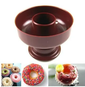 Plástico peso Leve Donut Maker Distribuidor Frite-Donut Molde Fácil, Rápido e Portátil árabe Waffle de Rosca Gadget Drop Shipping