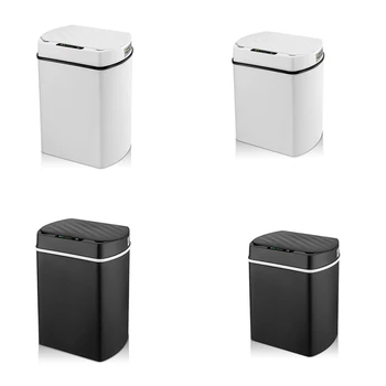 Smart lata de Lixo do Lixo Lixeira Automática Sensor de Lixeira Para Cozinha de Casa Inteligente Casa de Banho Branca 13L