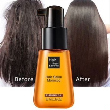 Tratamento de cabelo Para hidratar Reparação Crespos Anti-Secagem Dividir Termina a Nutrição de Amolecimento Para Todos os Tipo de Cabelo 70 ml