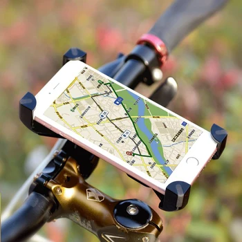 Universal Motocicleta Bicicleta Bicicleta de BTT para o Guiador, Suporte Para GPS do Telemóvel do Plástico estável